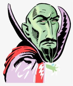 Vector Illustration Of Green Count Dracula Monster - Illustration, HD Png Download, Free Download