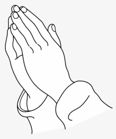 Praying Hands Praying Hand Child Prayer Hands Clip - Prayer Hands Png White, Transparent Png, Free Download