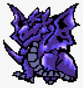 Transparent Purple Dragon Png - Pixel Art Maker Dragon, Png Download, Free Download