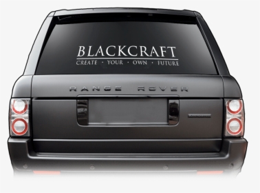 Blackcraft Cult - White Decal - Range Rover Black Decal, HD Png Download, Free Download