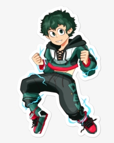 Deku Bubble-free Sticker - Cartoon, HD Png Download, Free Download