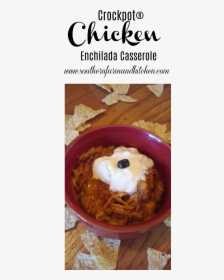 Crocpot Chicken Enchilada Casserole Click For Recipe - Papershaker, HD Png Download, Free Download