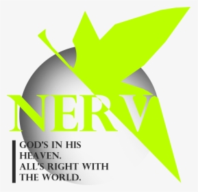 Asukaitsmine - Nerv Logo Neon Exodus Evangelion, HD Png Download, Free Download