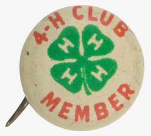 4-h Club Member Club Button Museum - Emblem, HD Png Download, Free Download