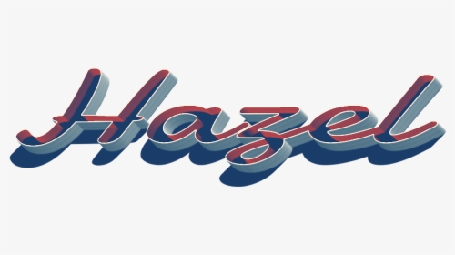 Hazel 3d Letter Png Name - Graphic Design, Transparent Png, Free Download