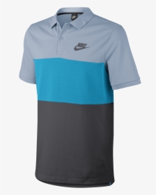 Transparent Blue Swoosh Png - Nike M Nsw Polo Pq Matchup, Png Download, Free Download