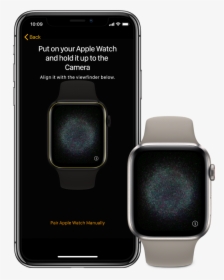 An Iphone And Watch, Side By Side - Pair Apple Watch, HD Png Download, Free Download
