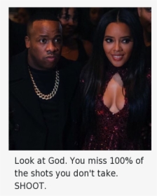 Transparent Yo Gotti Png - Yo Gotti And Angela Simmons Engaged, Png Download, Free Download