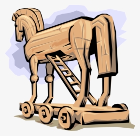 Vector Illustration Of Ancient Classical Antiquity - Trojan Horse Allusion, HD Png Download, Free Download