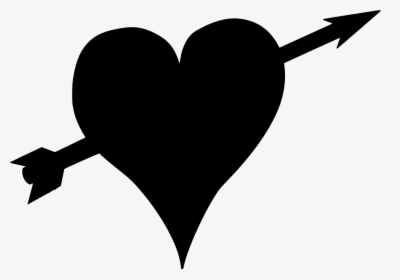 Transparent Heart Cluster Png - Bow And Arrow Heart, Png Download, Free Download