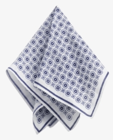 White And Blue Handkerchief - Wallet, HD Png Download, Free Download