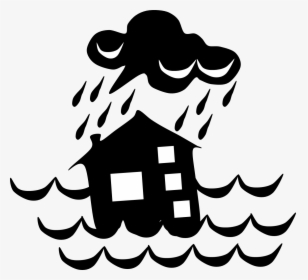 Natural Disaster Clipart Free - Natural Disaster Clipart Black And White, HD Png Download, Free Download