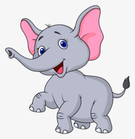 Elephant - Elephant Cartoon Vector, HD Png Download, Free Download