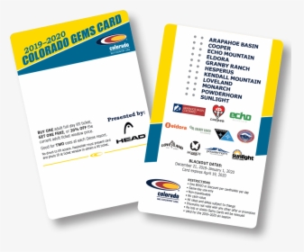 Cscusa 2019-20 Gems - Colorado Gems Card, HD Png Download, Free Download