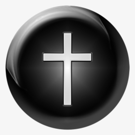 Black, Christian, Church, Orb, Button, Religion, Circle - Boton Religioso Png, Transparent Png, Free Download