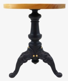 1920s Vintage Victorian Piano Stool Base Side Table - End Table, HD Png Download, Free Download