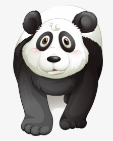 Giant Panda Bear Lion - Panda With Board, HD Png Download, Free Download