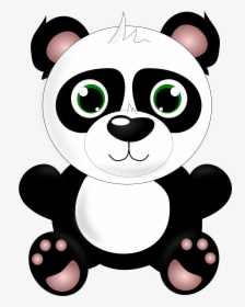 Baby Panda Png - Animated Baby Panda With Transparent Background, Png Download, Free Download