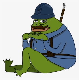 Battlefield Pepe , Png Download - Frog Cartoon Side View, Transparent Png, Free Download