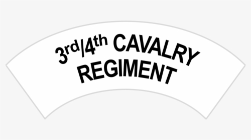 3rd 4th Cavalry Regiment Battledress Flash Black And - Texas Department Of Public Safety, HD Png Download, Free Download