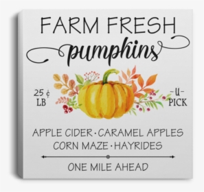 Farm Fresh Pumkins Apple Cider Caramel Apples Square - Printable Pumpkin Invitation Template, HD Png Download, Free Download