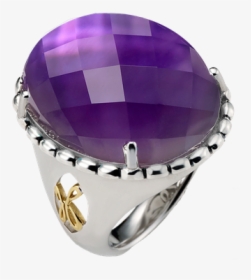 Designs By Hera Raya  Two Tone Ring - Amethyst, HD Png Download, Free Download