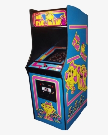 Ms Pac Man Transparent - Arcade Machines Ms Pac Man, HD Png Download, Free Download