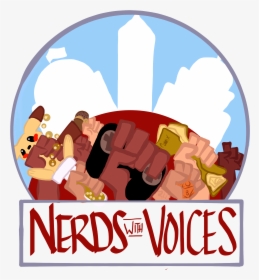 Logo For The Nerds With Voices Podcast Network - Poster, HD Png Download, Free Download