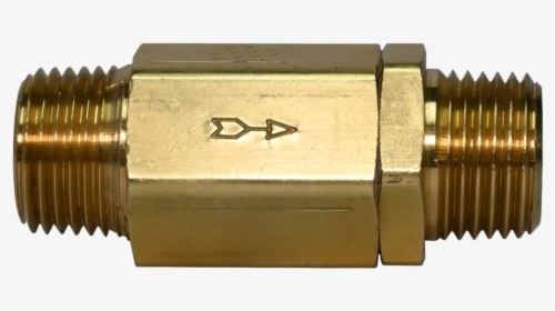 Brass Check Valve, Male Pipe Thread X Male Pipe Thread, - National Pipe Thread, HD Png Download, Free Download