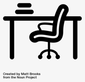 Desk By Matt Brooks - Office Chair, HD Png Download, Free Download