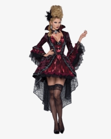 Womens Victorian Vampiress Costume - Scary Vampire Halloween Costumes, HD Png Download, Free Download