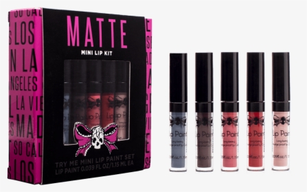 Matte Mini Lip Kit Collection - Lip Gloss, HD Png Download, Free Download