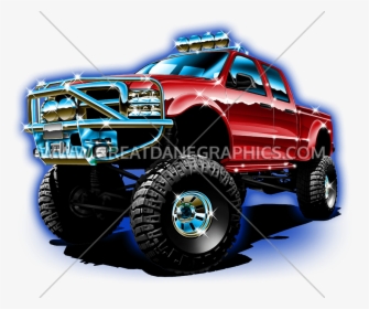 Race Clipart Monster Truck Tire - Off-road Vehicle, HD Png Download, Free Download