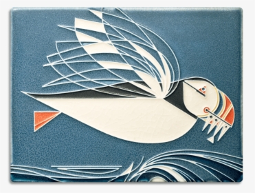 6877 Puffin - Charley Harper Puffin Tile, HD Png Download, Free Download