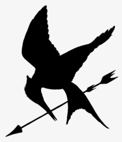 Mockingjay Silhouette At Getdrawings - Hunger Games Clipart, HD Png Download, Free Download