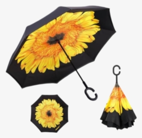 Sunflower Topsy Turvy Umbrella, HD Png Download, Free Download