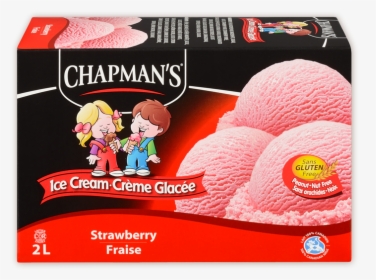 Chapman"s Original Strawberry Ice Cream - Chapmans Tiger Tail Ice Cream, HD Png Download, Free Download