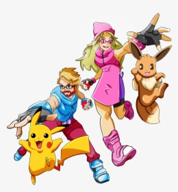 Fan Artmy Husband And I Love Playing Pokémon - Cartoon, HD Png Download, Free Download
