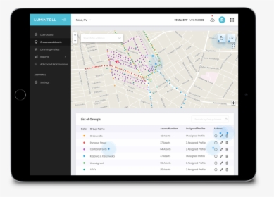 Smart City And Lighting Management System - Smart Cities Iot Dashboard, HD Png Download, Free Download