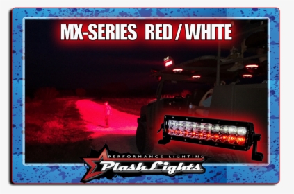Plashlights Dual Color Led Hunting Light Bar Red White - Display Device, HD Png Download, Free Download