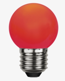 Led Lamp E27 G45 Outdoor Lighting - Röd Glödlampa E27, HD Png Download, Free Download