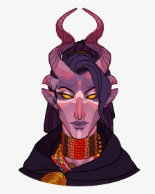 “shail Vakoth, My Tiefling Warlock For A D&d Campaign - Tiefling Warlock, HD Png Download, Free Download