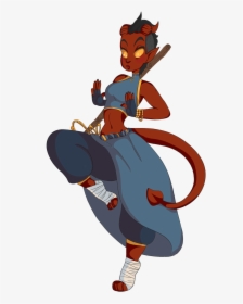 Monk Clipart Pleasant Person - Dungeons And Dragons Tiefling Monk, HD Png Download, Free Download