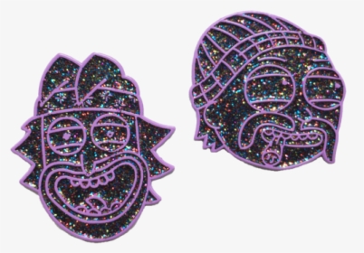 Rick Chong & Morty Cheech Pin Set - Earrings, HD Png Download, Free Download