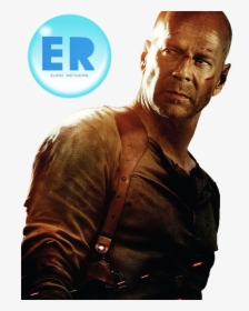 Transparent Bruce Willis Png - Live Free Or Die Hard مترجم, Png Download, Free Download