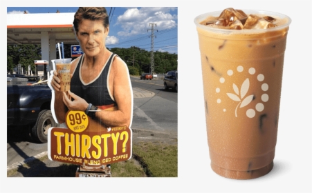 Transparent David Hasselhoff Png - Iced Coffee And Iced Tea, Png Download, Free Download