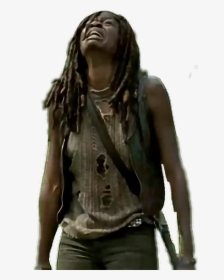 #twd Michonne - Walking Dead Michonne Morre, HD Png Download, Free Download