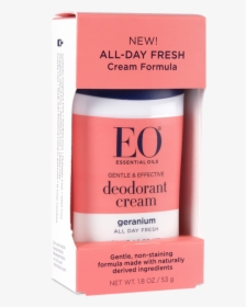 Eo Geranium Deodorant Cream 1.8 Oz, HD Png Download, Free Download