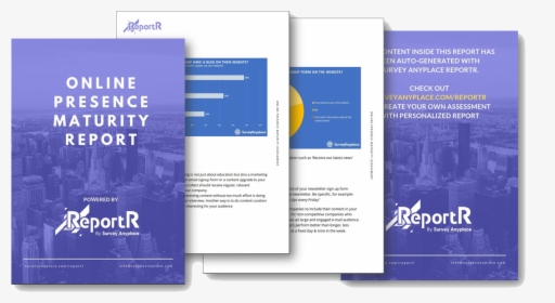 Reportr Online Presence - Brochure, HD Png Download, Free Download