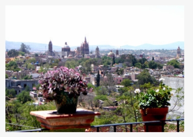 Beautiful Home In Colonial San Miguel De Allende Mexico - Flowerpot, HD Png Download, Free Download